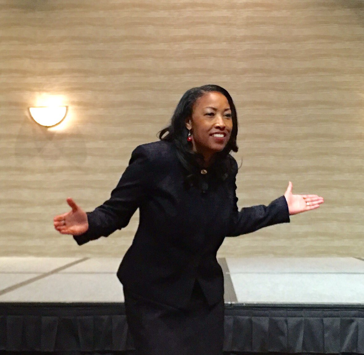 StJosephCtr's tweet photo. Exec. Director @VaLeciaAdams on a panel at #HFPC2016 moderated by @DavidWSeattle #HousingFirst https://t.co/XHmp6USG7r