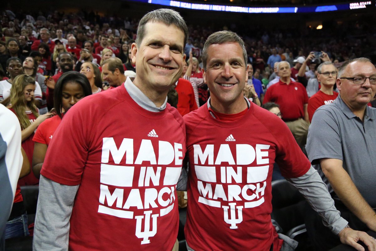 IndianaMBB's tweet photo. A couple special fans in attendance to root on #iubb tonight. https://t.co/2GcQR178od