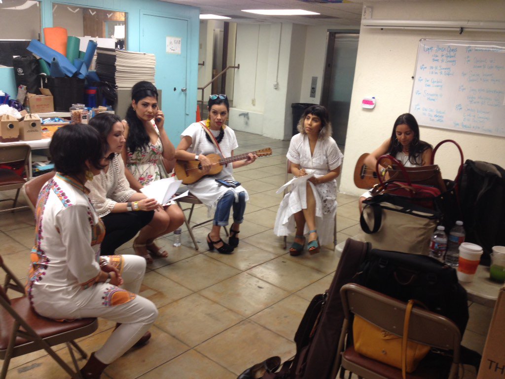 TheElementMktg's tweet photo. @CuicaniMusic album release event has started. Entre Mujeres getting ready https://t.co/yXlxR0FNJU
