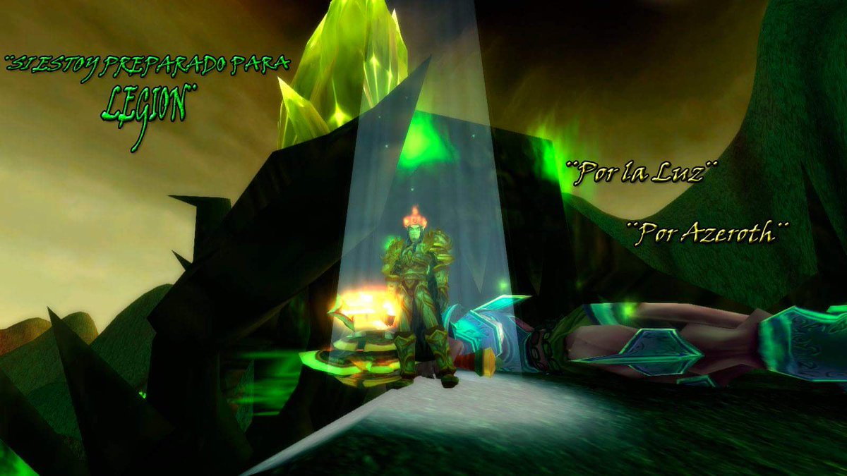 venom_cv's tweet photo. @WowChakra  Si estoy preparado para legión lml 
Por los Sin`dorei   Por Azeroth 
#LegionBetaWowchakra https://t.co/oY7gU6Bih5