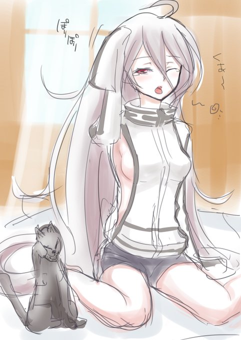 寝起きレーヴァテインちゃん
夜描きたい 