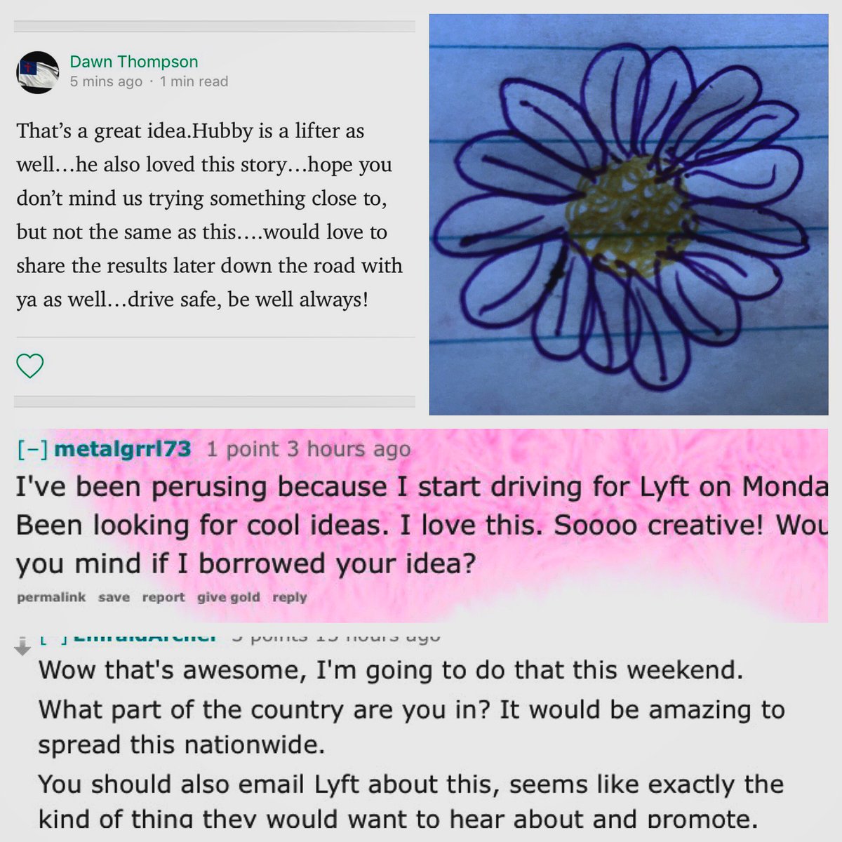 travisgrossi's tweet photo. The internet has been super nice today. Looks like @lyft might have a couple more #BookofThings popping up. https://t.co/wfpS4F40TD