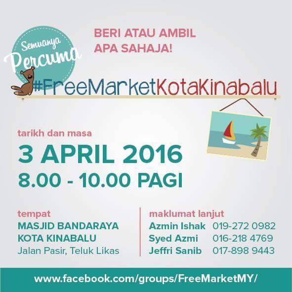 serenadez's tweet photo. Helping to spread the news about Free Market at Kota Kinabalu https://t.co/YAbJRQeqm6 #FreeMarketMY @KKCity # https://t.co/hD0Kogg4GW