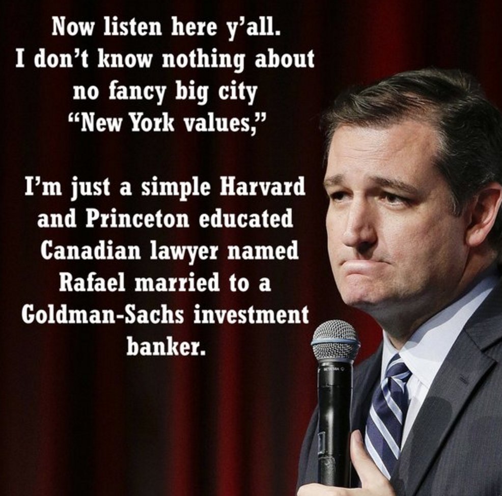 itsgregman's tweet photo. He left out he likes a little "somethin somethin" on the side. #cruzsexscandal https://t.co/kzlXEKB7zP