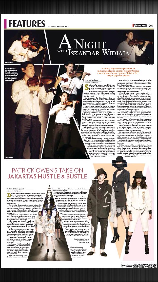 stanleywidianto's tweet photo. Profiled Iskandar Widjaja for today's @jakpost. Dude introduced me to Arvo Pärt, one more thing to thank him for. https://t.co/6cPQubYB8Q