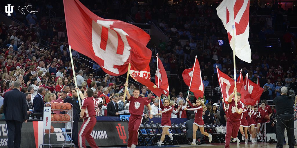 IndianaMBB's tweet photo. #HoosierNation -- RT if you bleed 🔴 &amp; ⚪️ ... let #iubb hear you in Philly!

#ForIndiana #GoIU https://t.co/KjsssiLmH4