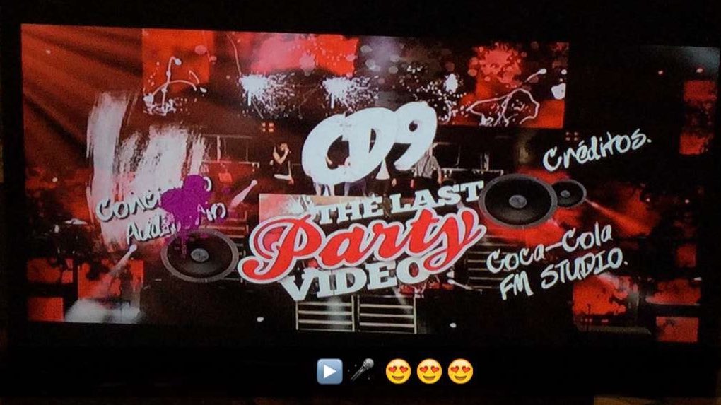 marielivcm's tweet image. Noche con @somosCD9 #TheLastPartyVideo 🎤😍