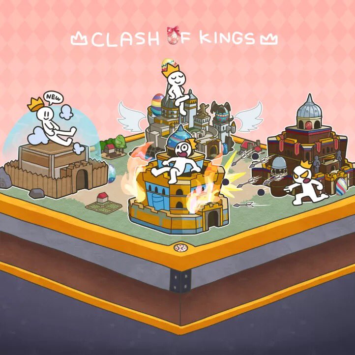 ClashofKingsCoK's tweet photo. Can you find all the Easter eggs? Tell us how many you can see. ^_^ https://t.co/CWFQIL8omF