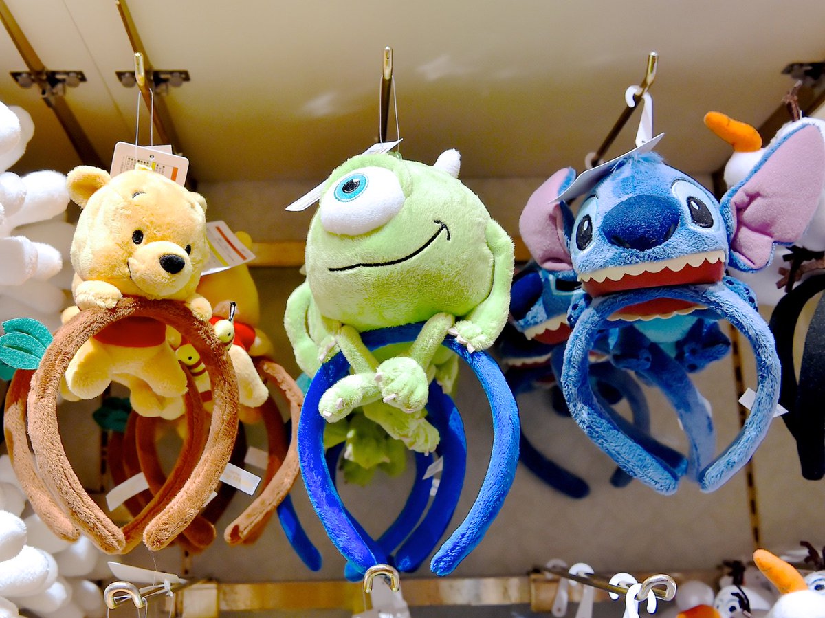 Mezzomikiのディズニーブログ かわいいプーさんたちのぬいぐるみが付いたカチューシャ発売中 詳しくは T Co Wd3fwzmszm T Co qrta4bb3