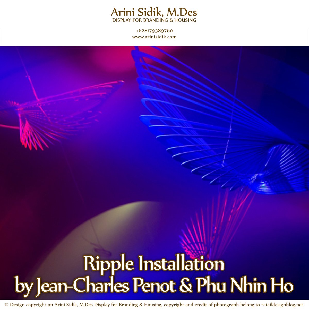 Ripple Installation by Jean-Charles Penot &amp; Phu Nhin Ho
goo.gl/PMzcjf