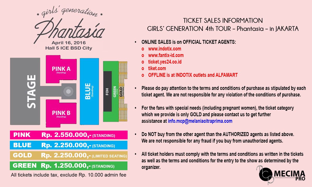 KoreanUpdates's tweet photo. #GirlsGeneration 4th TOUR #PhantasiainJakarta on April 16. 2016 - ICE BSD CITY. Promoted by @mecimapro https://t.co/RtKh4fQPEG