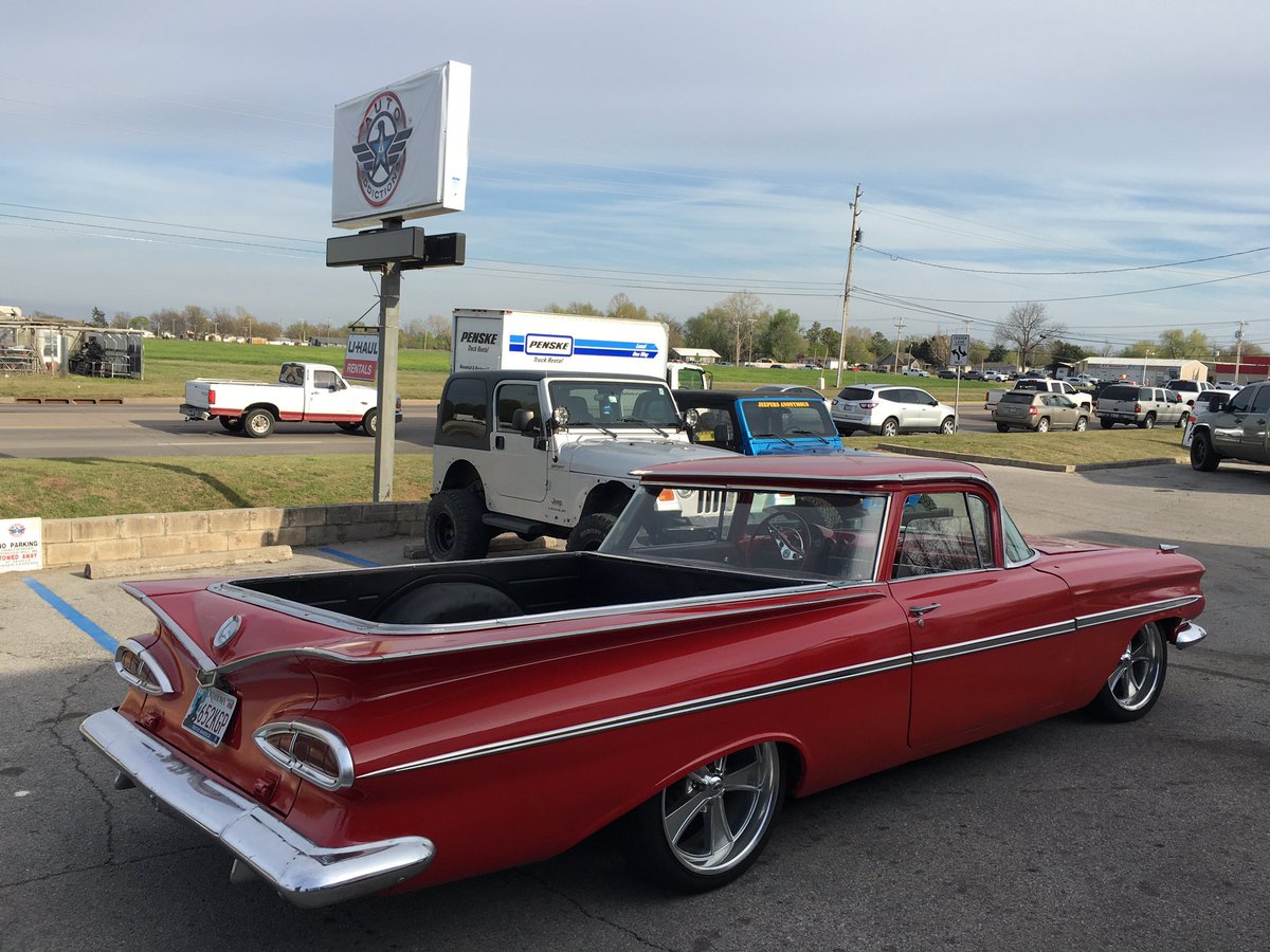 AutoAddictionOk's tweet image. A beautiful 59 El Camino stopped by the shop!
