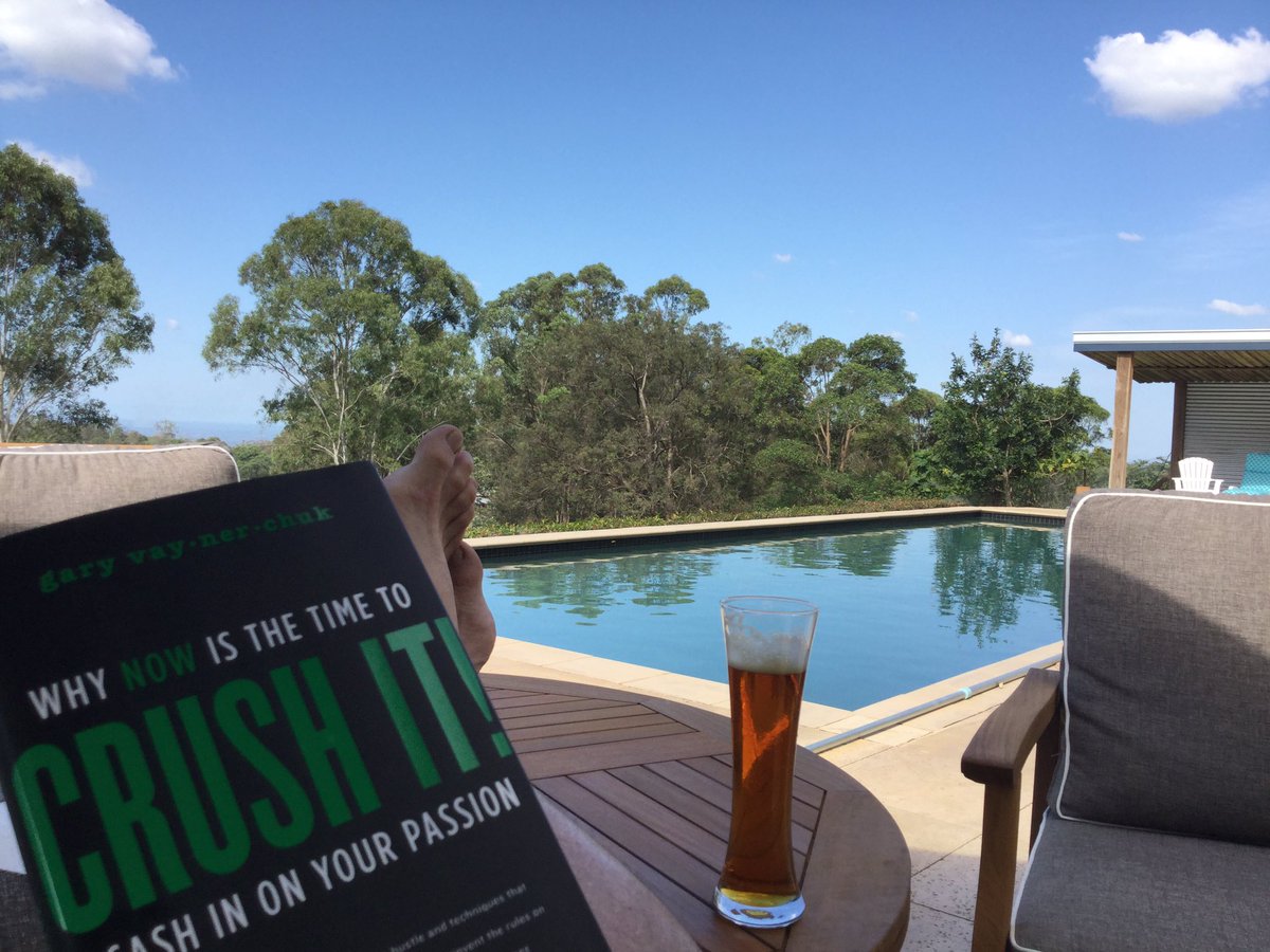 A beautiful Easter Saturday on the mountain. Just finished re reading <a href="/garyvee/">Gary Vaynerchuk</a> #crushit #winning
