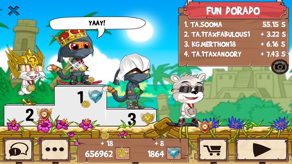 1SOMAx's tweet photo. Get on my level, son! #funrun2 #1TAXFABULOUS1 #Merthon18 #1TAXANOORY https://t.co/WKDSMkw3cY