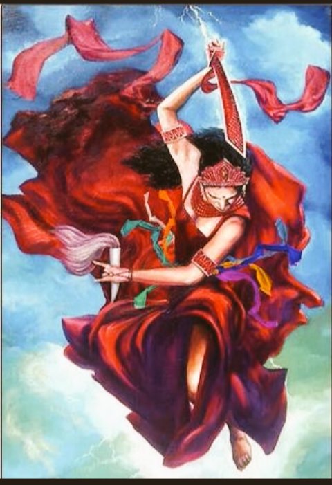 FilhoDeAxe's tweet photo. Oya, sincretizada como Santa Clara
 Orixá feminino dos ventos, relâmpagos, tempestade, e do Rio Niger https://t.co/rBKXxYnhxe