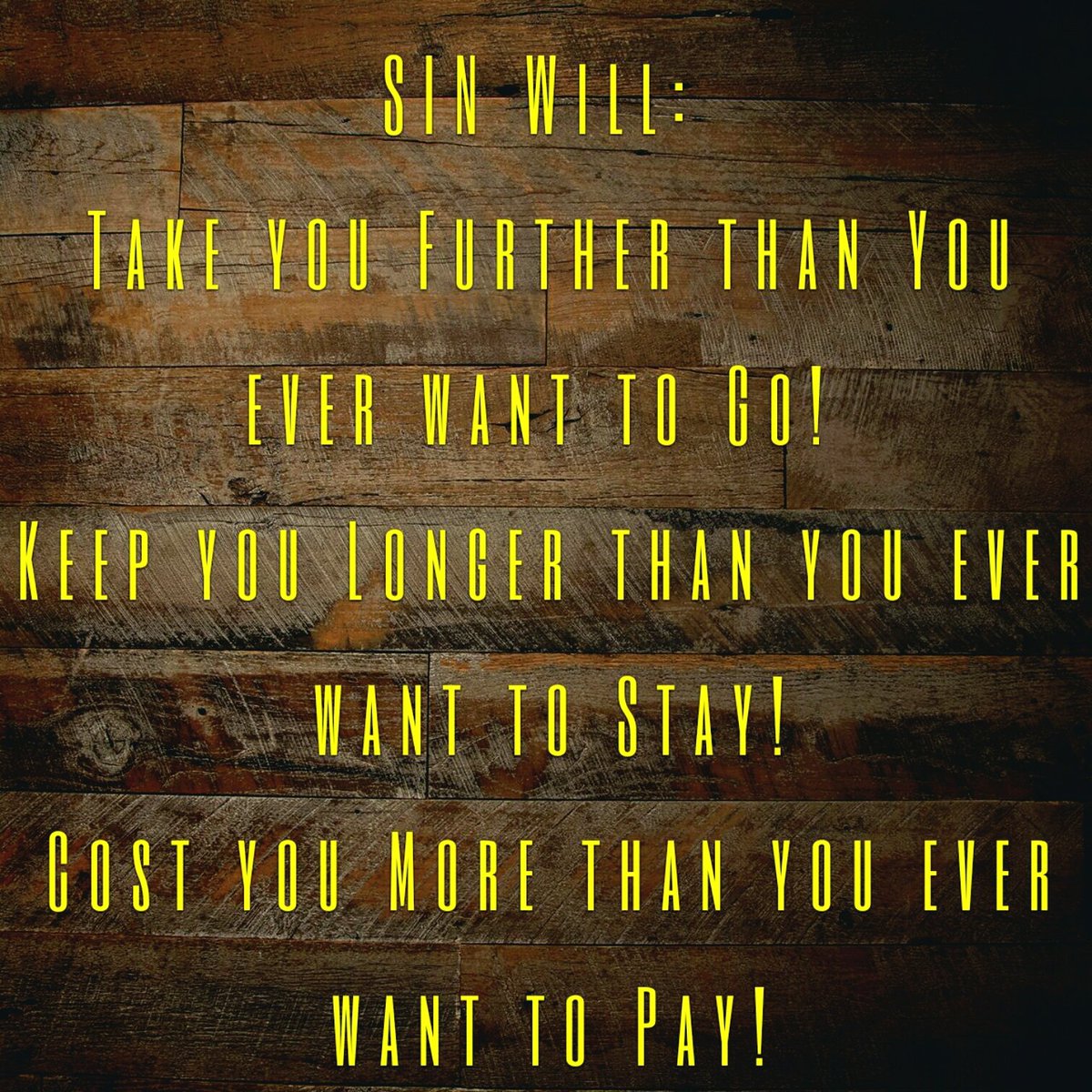 preacherthoward's tweet photo. #SINWill https://t.co/8sxu3imytt