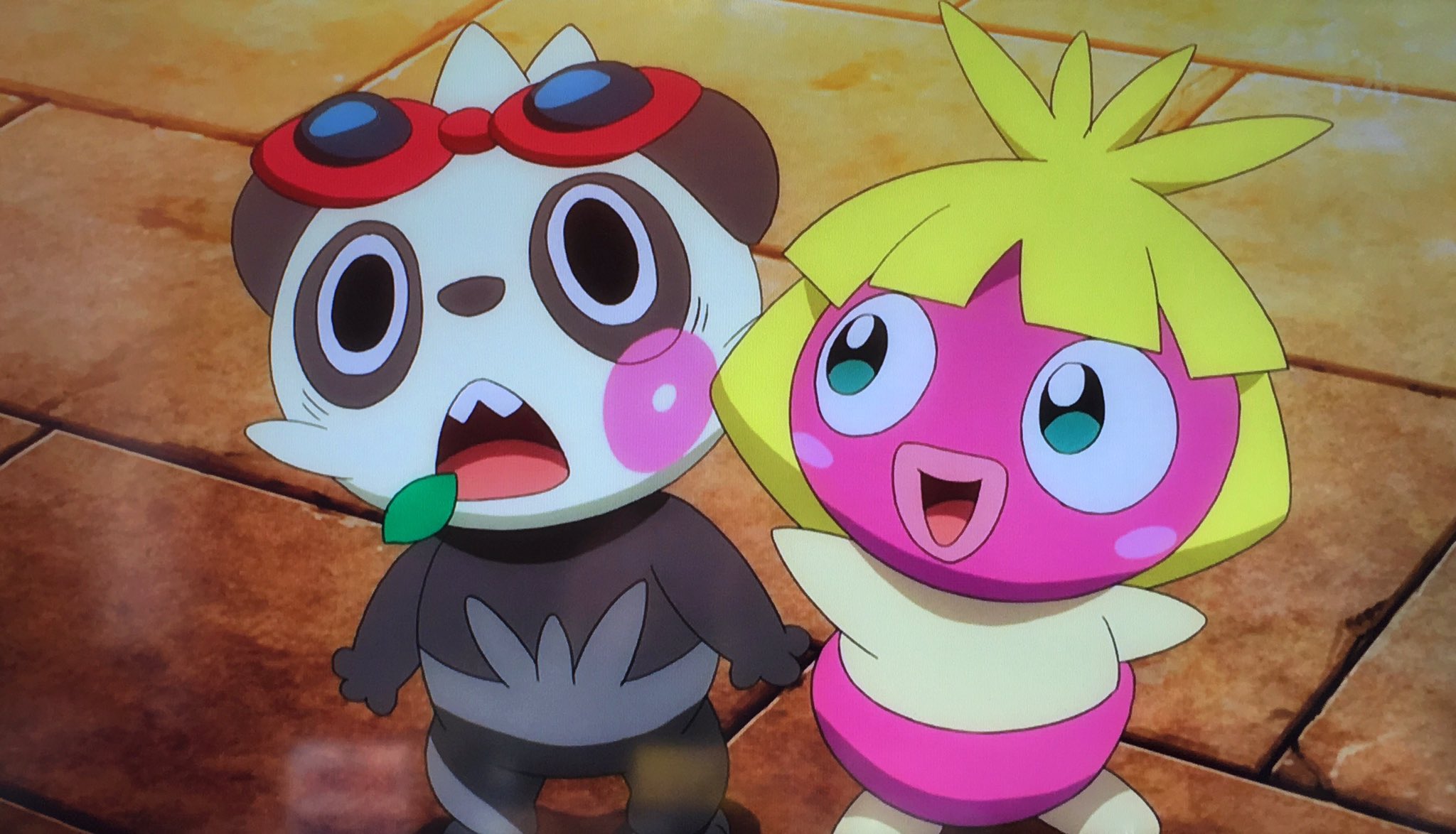 木曽駒 きそこま ヤンチャム ムチュールに魂吸い取られててかわいい 艸 アニポケ ポケモンxy T Co Tyohg3oylm Twitter