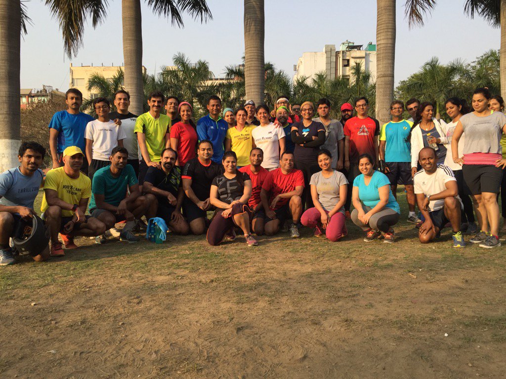 jatinarora77's tweet photo. Weekend starts with strong workouts with #bootcampyellow #reebokrunningsquad sessions !!! https://t.co/8szIiBroTI