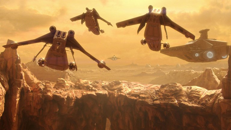 StarWarsImage's tweet photo. Republic Attack Gunships #StarWars https://t.co/OonWIvWqFt