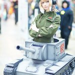 戦車コスプレをしたロシア人の美少女が、可愛すぎるとネット上で話題に..