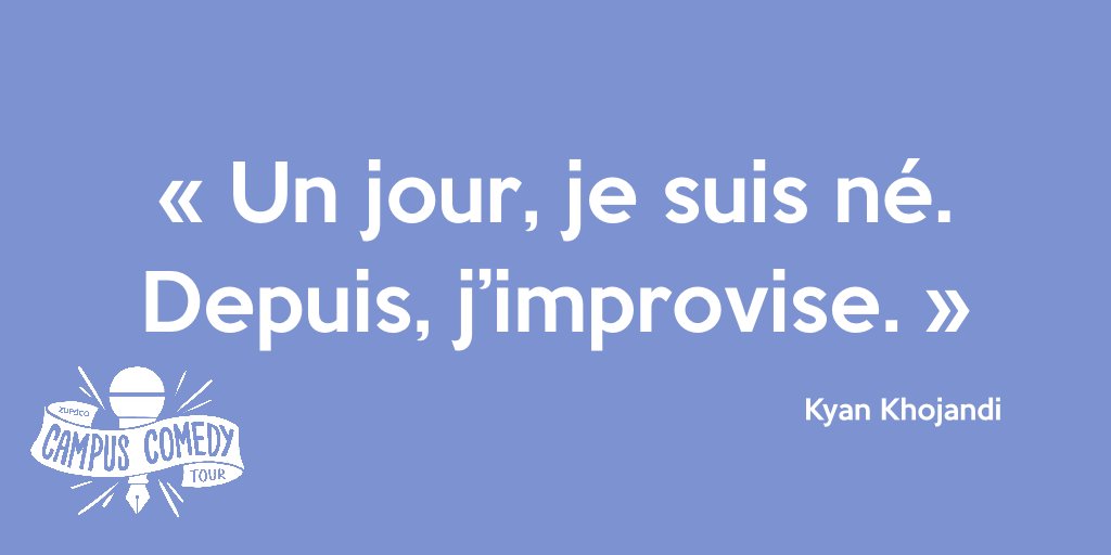 CampusComedyT's tweet photo. Et ça l'a mené jusqu'à la #FinaleCCT ! → https://t.co/HLZGNr0nhp 😉 https://t.co/DR6ZseWERZ