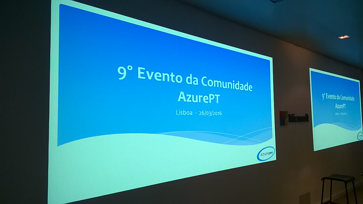 AzurePTUG's tweet image. 9th meeting in Lisbon is about to start