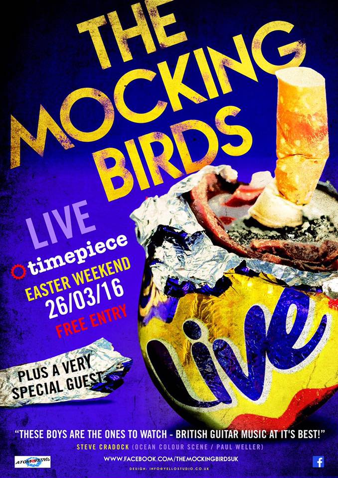 mockingbirdsuk's tweet photo. TONIGHT. EXETER. @TimepieceExeter. GET ON IT https://t.co/VFFdieGbrY