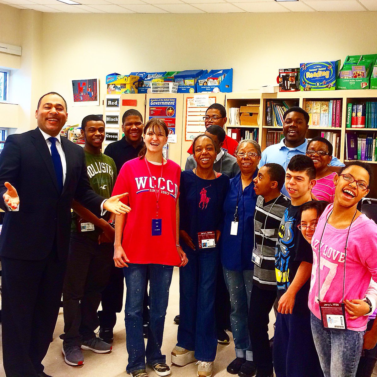AndrewHumphrey's tweet photo. | #MarchReadingMonth at #JerryLWhite Center High School in #Detroit, #Michigan! | #ConmunityService #Literacy https://t.co/GB9fJi9urx