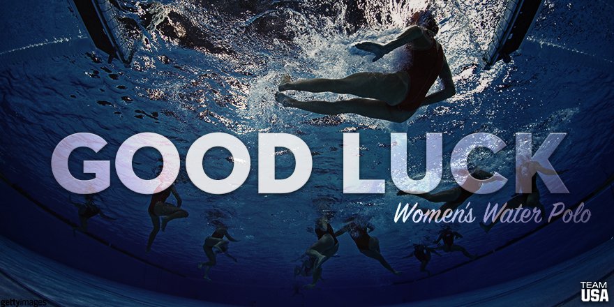 TeamUSA's tweet photo. Good luck to @USAWP_WSNT in the quarterfinals of the Olympic Qualifying Tournament! 
#GoTeamUSA 🇺🇸 #RoadToRio https://t.co/ed9zHQET7i