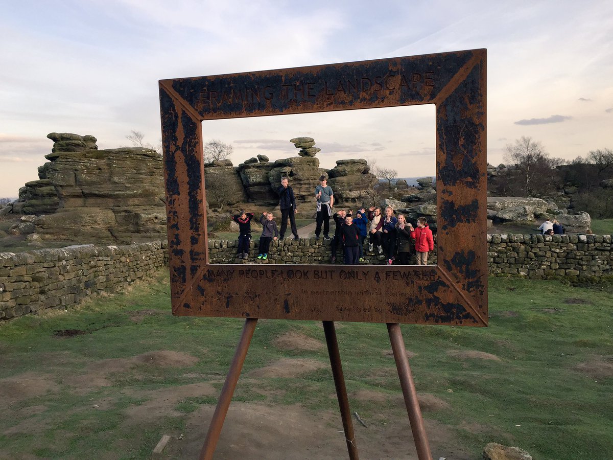 1stherrington's tweet photo. What's your adventure? Our @scouts have been exploring and climbing at Brimham Rocks @nationaltrust #EasterCamp2016 https://t.co/TCkirKzsPx