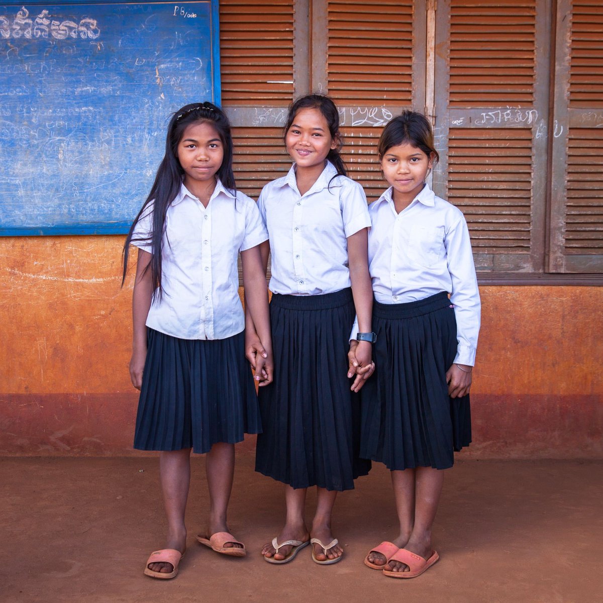 CARE's tweet image. People who've gone to school are more likely to send their kids. Education is an investment in the future.