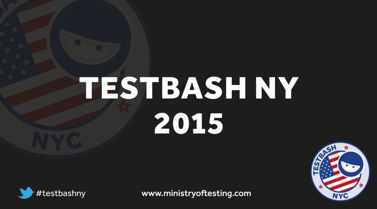 ministryoftest's tweet photo. Missed #testbashny? Well, at least we have videos of the talks - https://t.co/X3c1QjPn5J We are nice like that. https://t.co/If5xGgZlUI