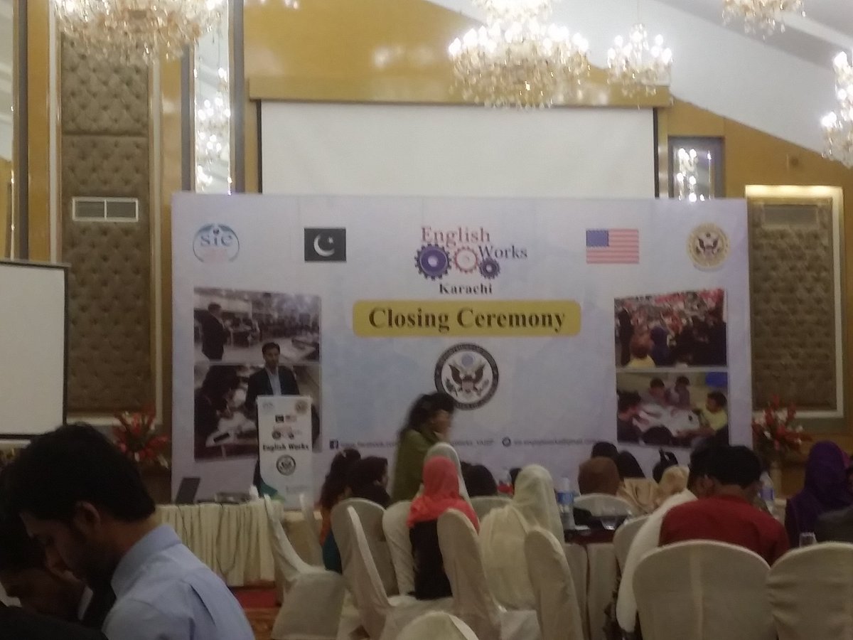 ewpaisha's tweet photo. @FSKamal @usconsulatekhi @yaiep #EWkhiClosing Mr.Kidwai sharing his success story with the students. https://t.co/OLZBuafb9Z