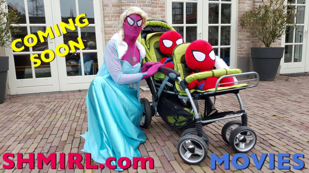 HeroMoviesIRL's tweet photo. https://t.co/Fz4WBDvDbu for FUNNY MOVIES. #spidergirl #elsa #spiderelsa #baby #twin #babys #double #entertainment #1 https://t.co/Z9bldeVTtP