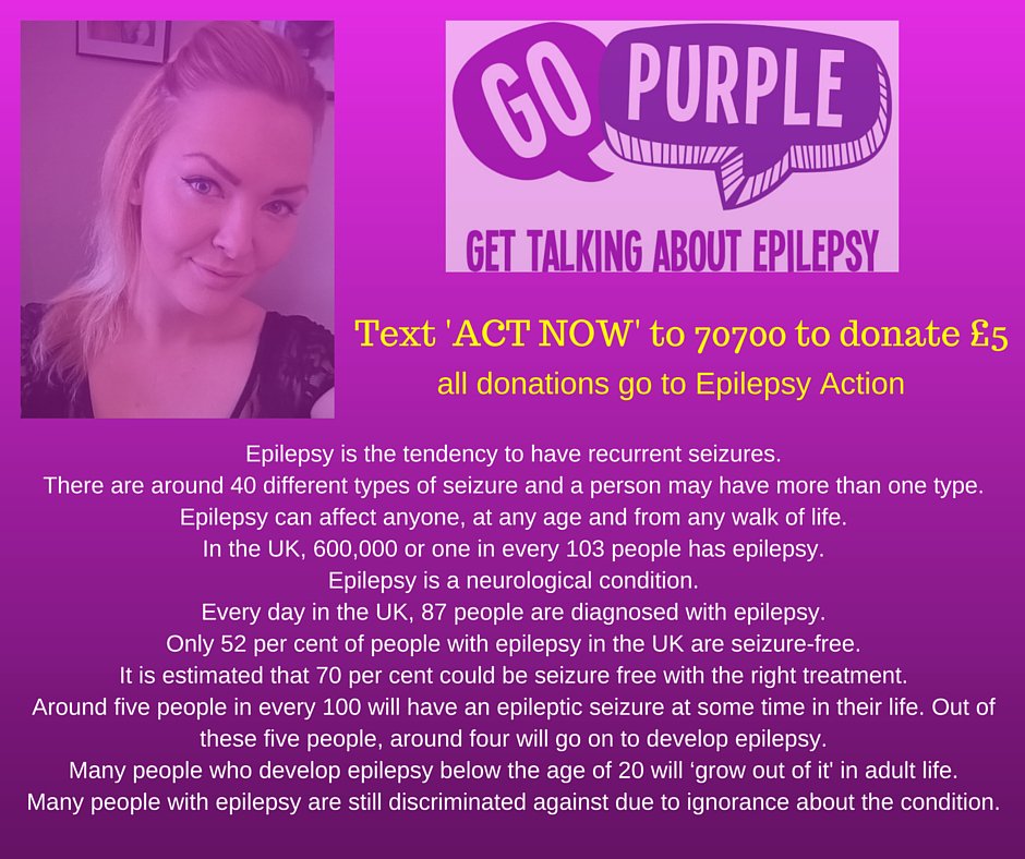 purplerock12's tweet photo. Today is #purpleday! Help raise awareness of #Epilepsy and the struggles in the lives of people who suffer with it! https://t.co/bIeGTFqVtf