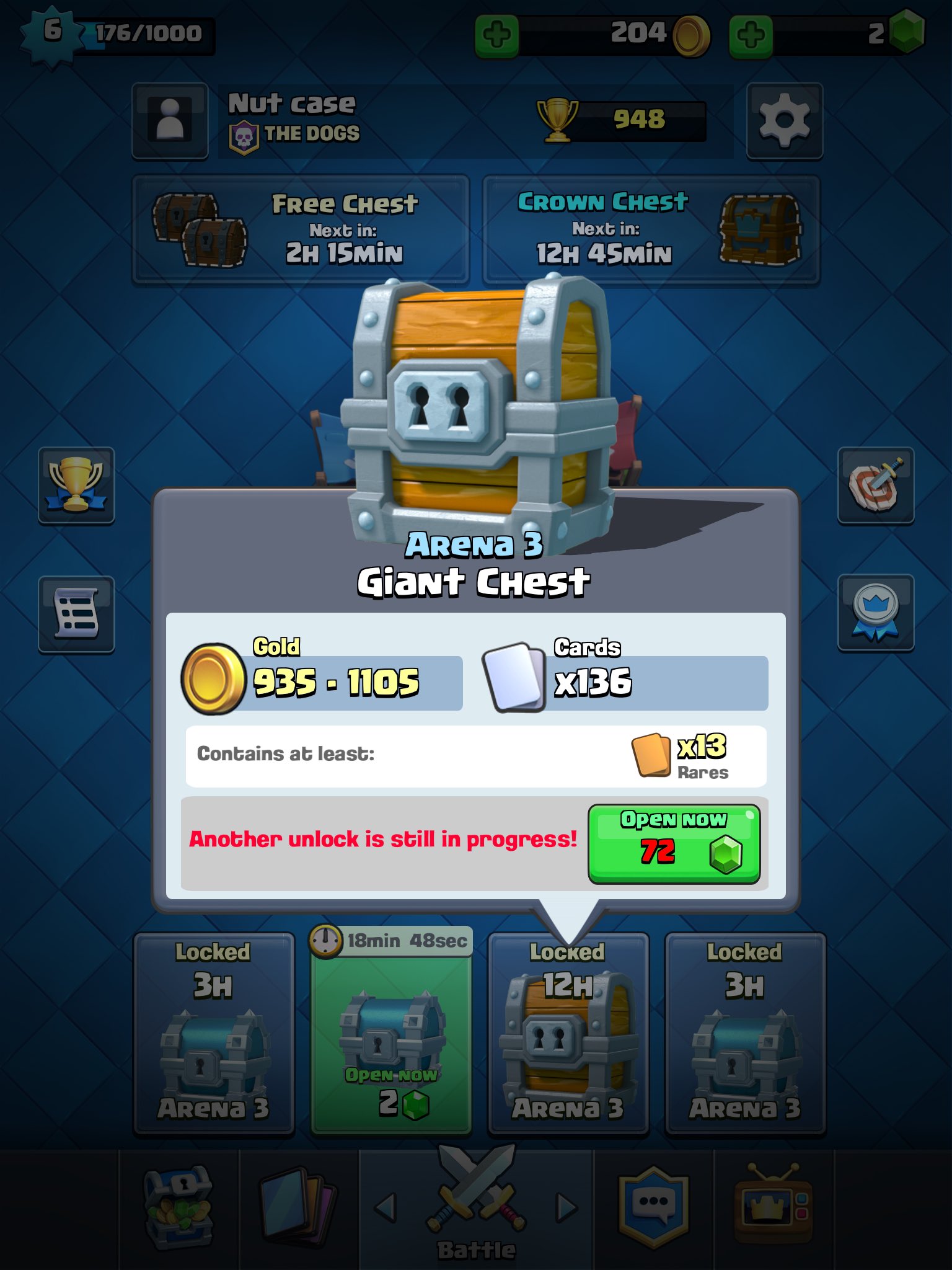 Arena 6 on sale giant chest