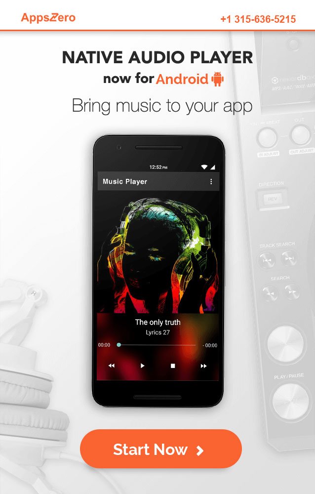 apps_zero's tweet image. NATIVE AUDIO PLAYER NOW ON ANDROID
AppsZero.com