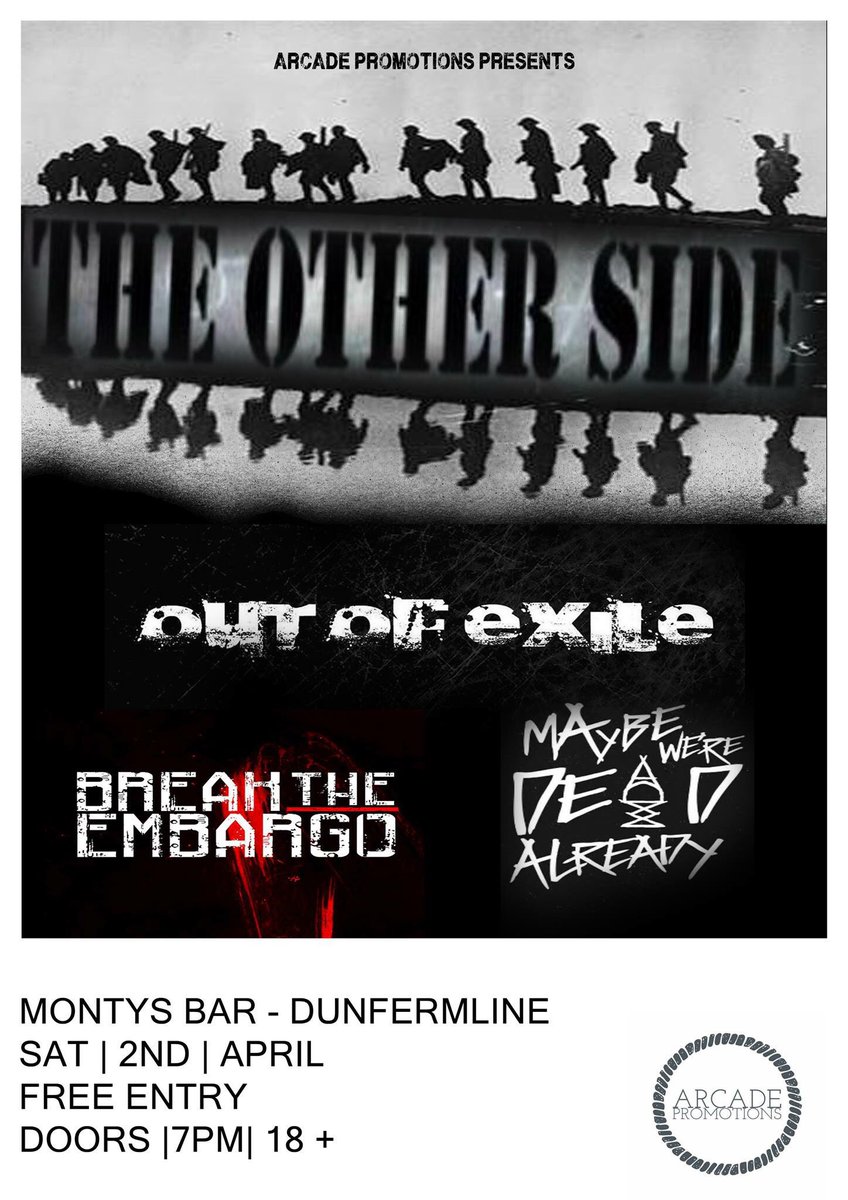 OOEBand's tweet image. Come see us next Saturday (April 2nd) at @MontysLive. 

We haven't played a show since Christmas! Exciting.