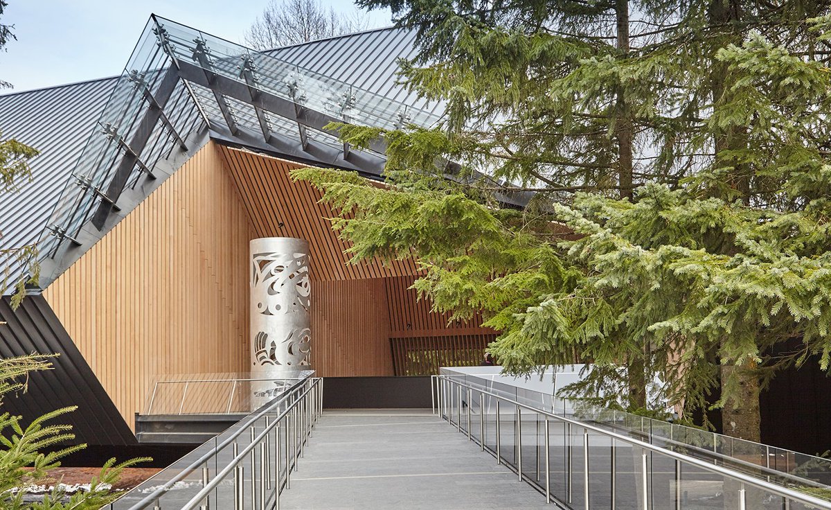 wallpapermag's tweet photo. On British Columbia's Whistler Mountain, a new beacon for the arts community: https://t.co/mV7aXhEFOJ https://t.co/rGCpDSOzDX