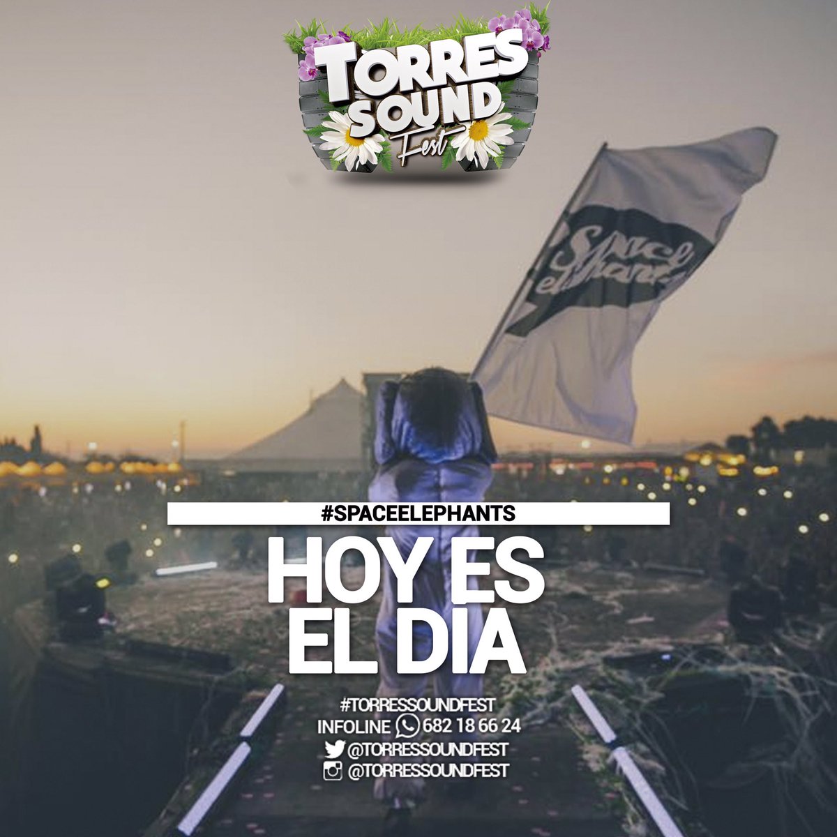 HOY ES EL DÍA !! 🙌🏽

Entradas disponibles en taquilla 😄

bit.ly/torressound2016

📞 Infoline 682 18 66 24