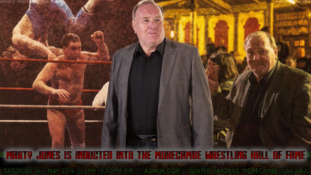 opw_uk's tweet photo. May 14th @MartyJonesNo1 will be inducted into the Morecambe Wrestling Hall of Fame
https://t.co/MRUiFdzyLw https://t.co/WG9Ve88E2g