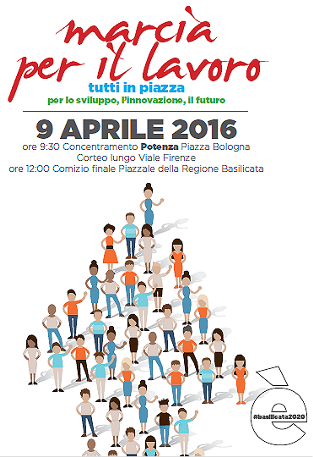 Con la Marcia per il lavoro vogliamo rilanciare i temi di #Basilicata2020.
