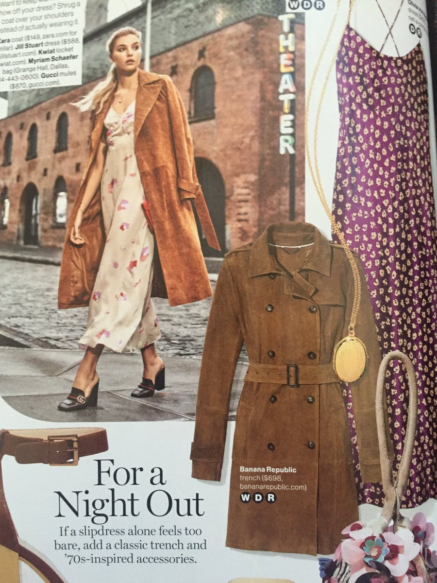 GabsRodriguez1's tweet photo. Banana Republic's suede coat made Glamour magazine!! https://t.co/ZO82mjOQmB