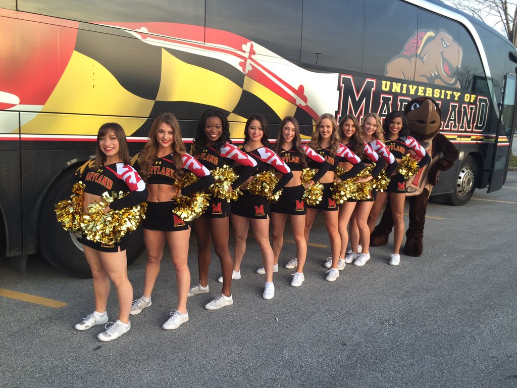 ncaacheerbabes's tweet photo. University of Maryland cheerleaders @arielleiola https://t.co/z8wkXCzNsL