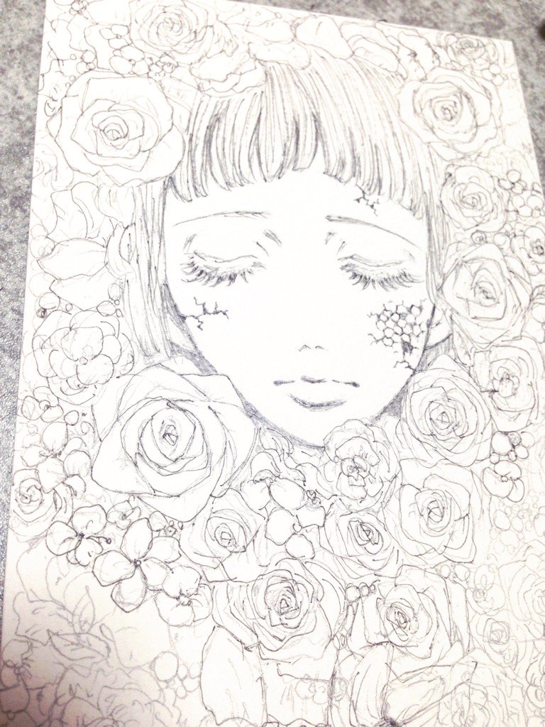 ガリガリ描いてく 