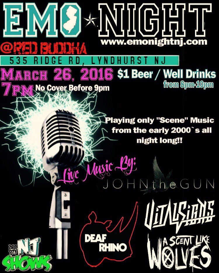 EmoNightNJ's tweet photo. Tonight it goes down!!!! https://t.co/w7aOw6mQh7