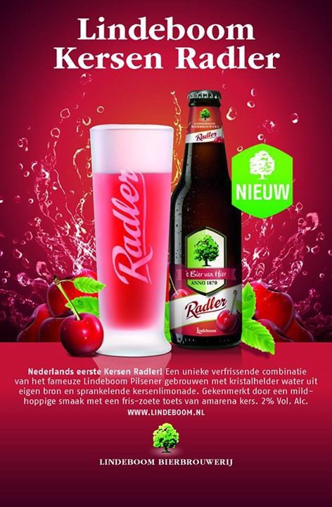 LindeboomBier's tweet photo. #Lindeboom #Bierbrouwerij brouwt Nederlands Eerste Kersen #Radler binnenkort verkrijgbaar #dorstlesser #lente #bier https://t.co/b9fe1Uehp9