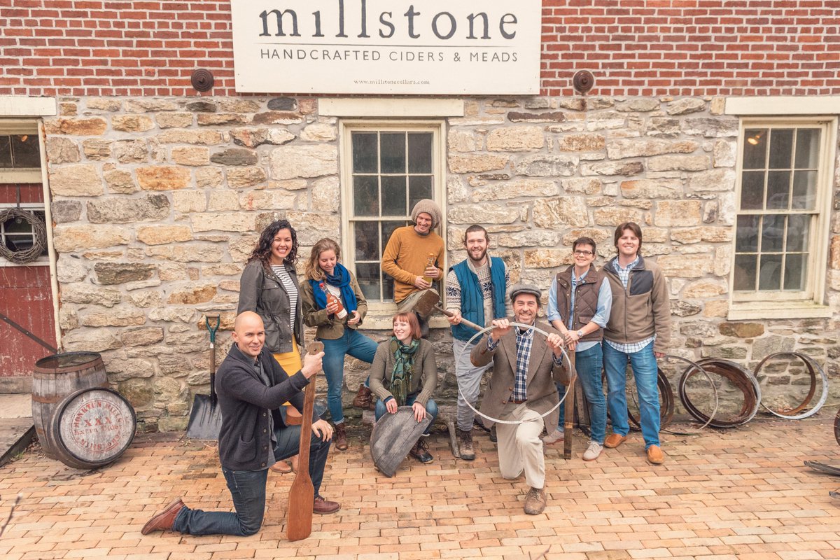 MillstoneCellar's tweet photo. Come have fun with us this weekend, noon to five! Tours at the #oldmill and tastings of our #rusticcider. #MSCcrew https://t.co/cA4gLTQ46p
