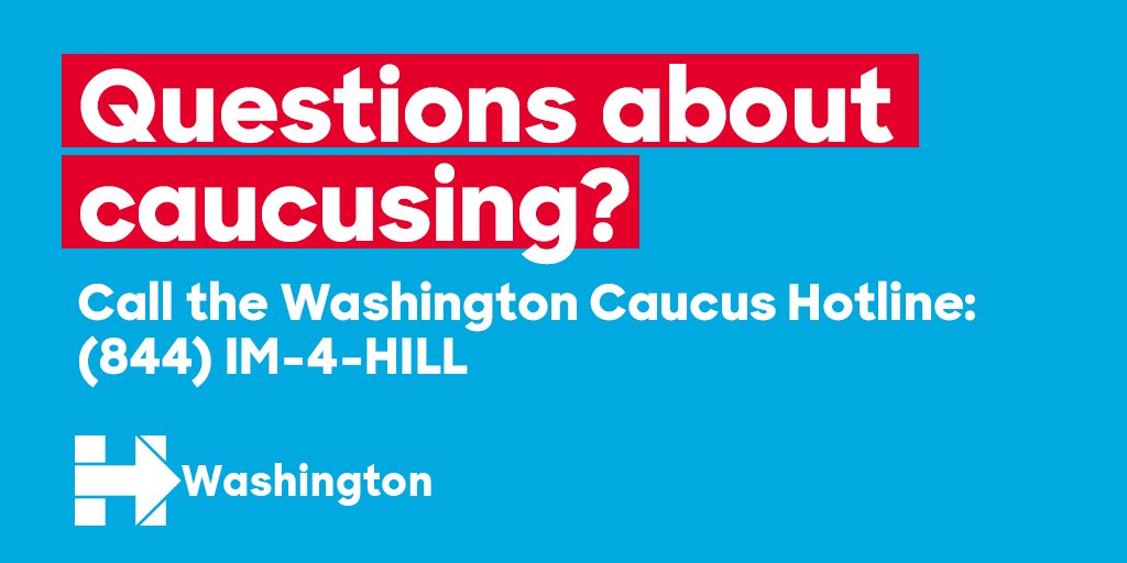 HillaryforWA's tweet photo. Our hotline is open all morning! Call in with any questions about the caucus. #ReadyToCaucus https://t.co/bDGQczWJDg