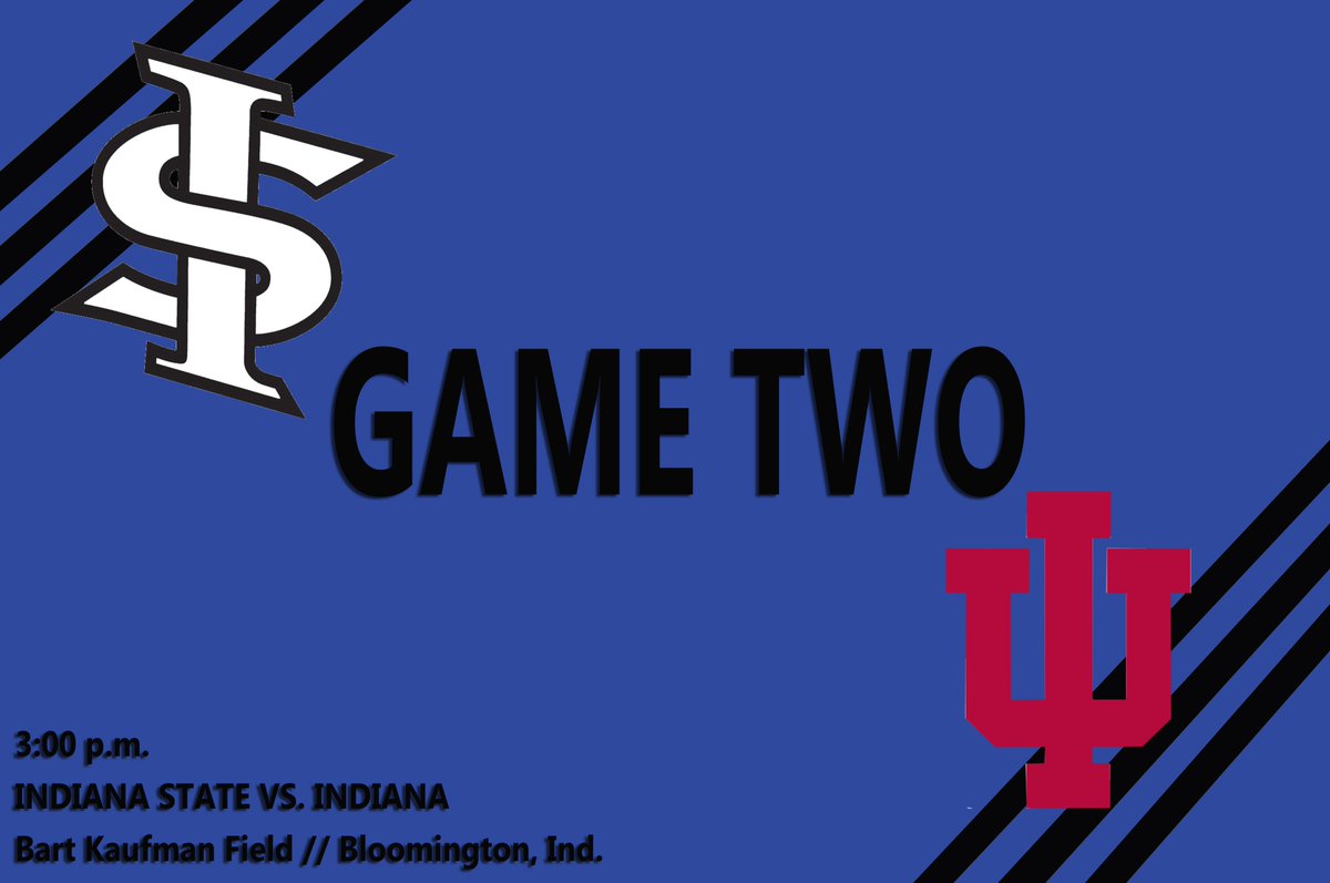 IndStBaseball's tweet photo. We head to Bloomington for game two of the three-game series with IU! https://t.co/8kIeL0n2b7